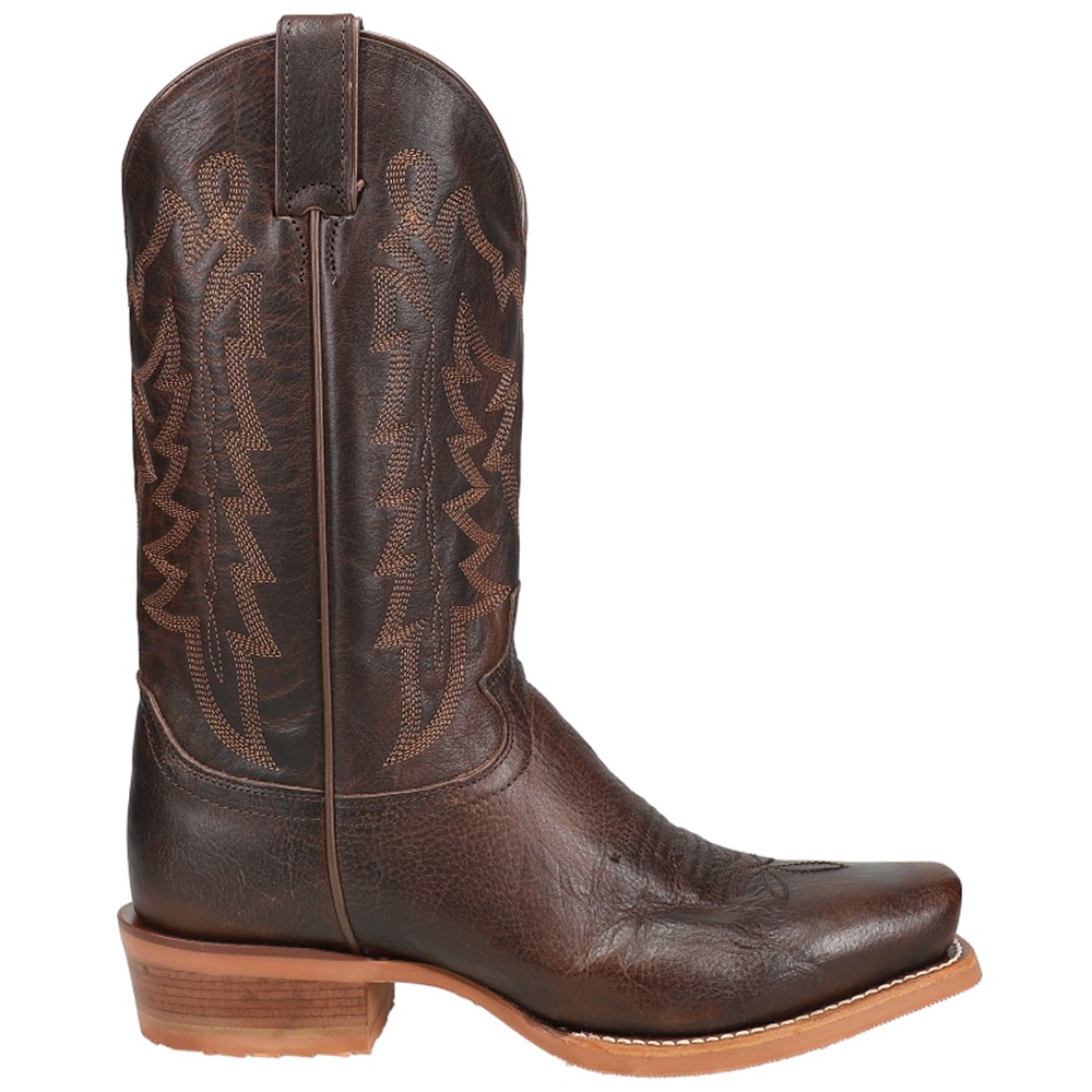 Justin Boots Andrews 12 Inch Square Toe Cowboy Boots for Men in Brown CJ2015