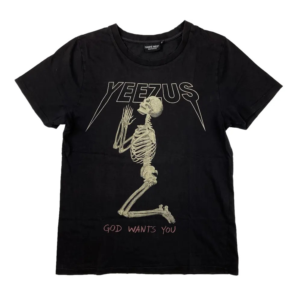 Kanye West Yeezus Tour Shirt God Wants You Rap Graphic T-Shirt S-3XL