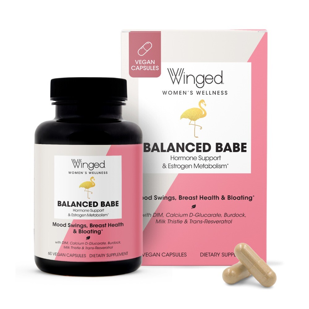 Balanced Babe Hormone Balancing DIM Vegan Capsules Women's Supplement 60 Pills