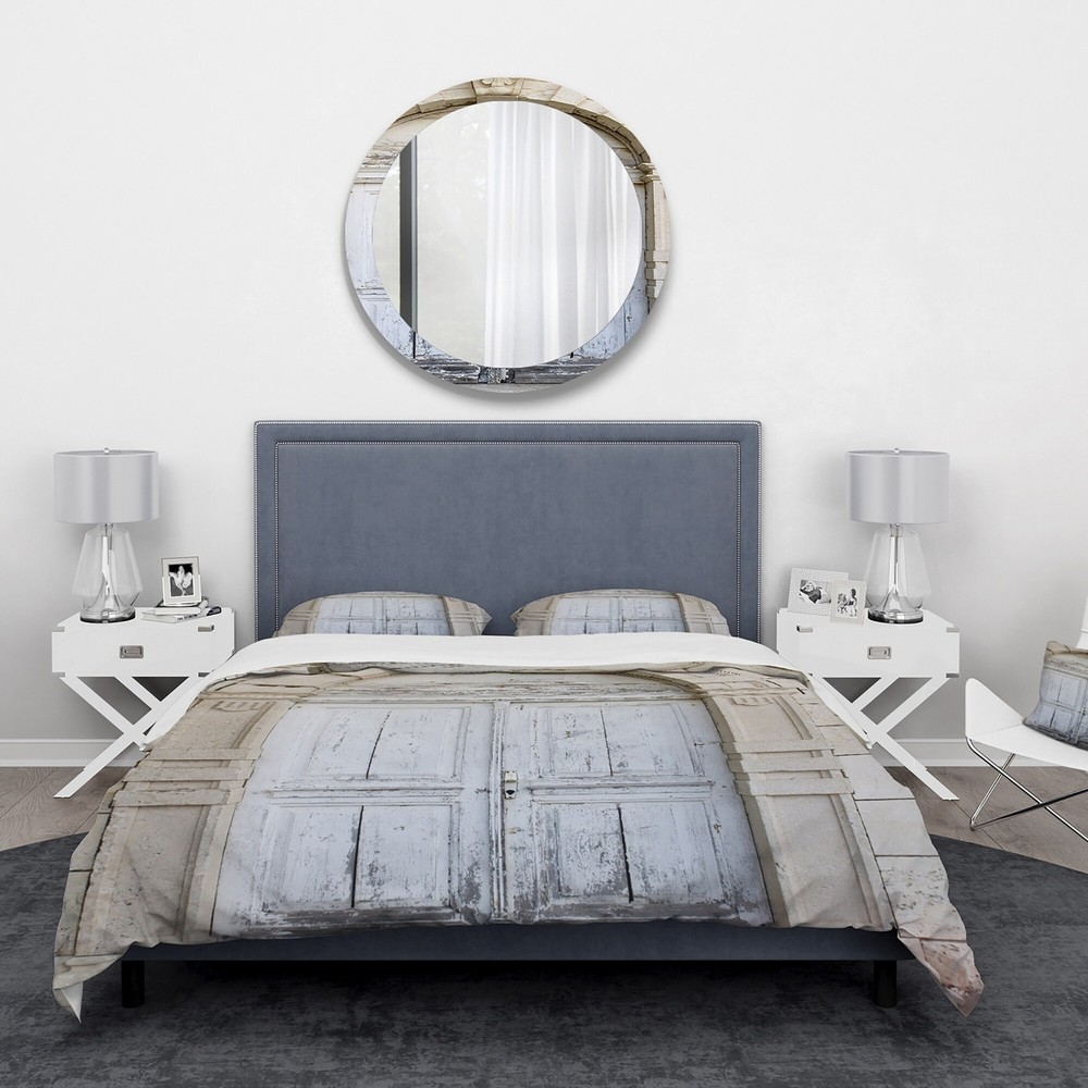 Designart 'Vintage Italian Door' Vintage Bedding Set - Duvet