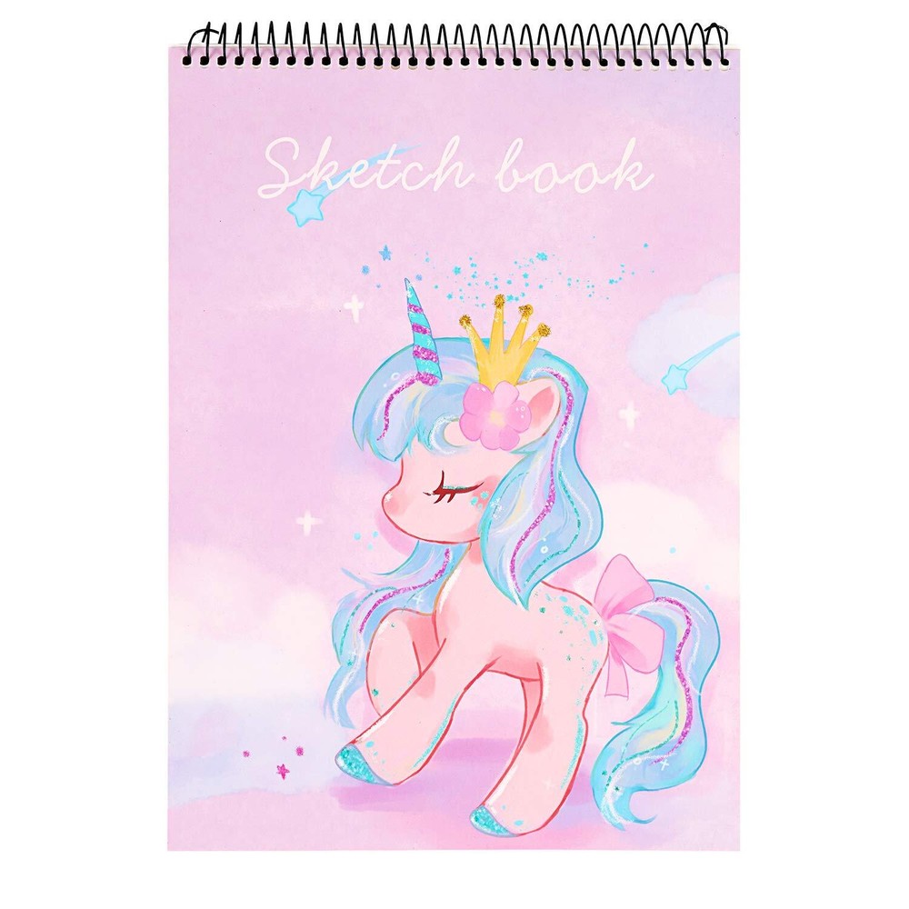 Sketch Book, 100 Pages (50 Sheets), Spiral Bound Artist Sketch Pad, Acid Free...