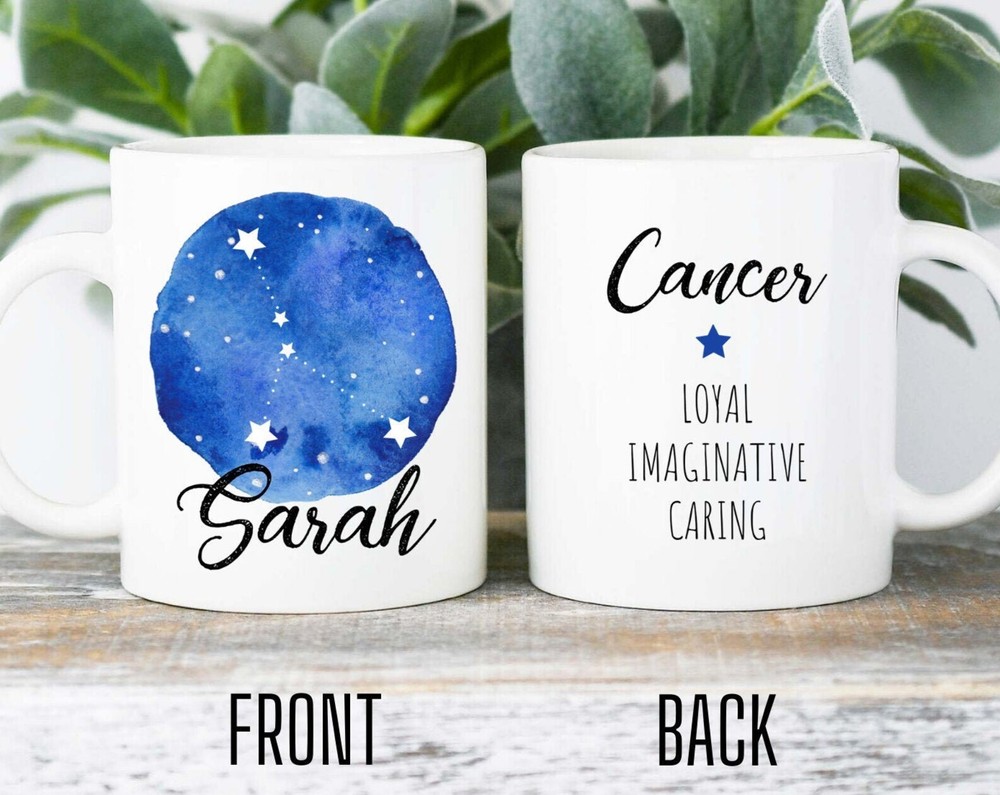 Cancer Mug Custom Cancer Mug Cancer Gift Cancer Constellation Coffee Mug