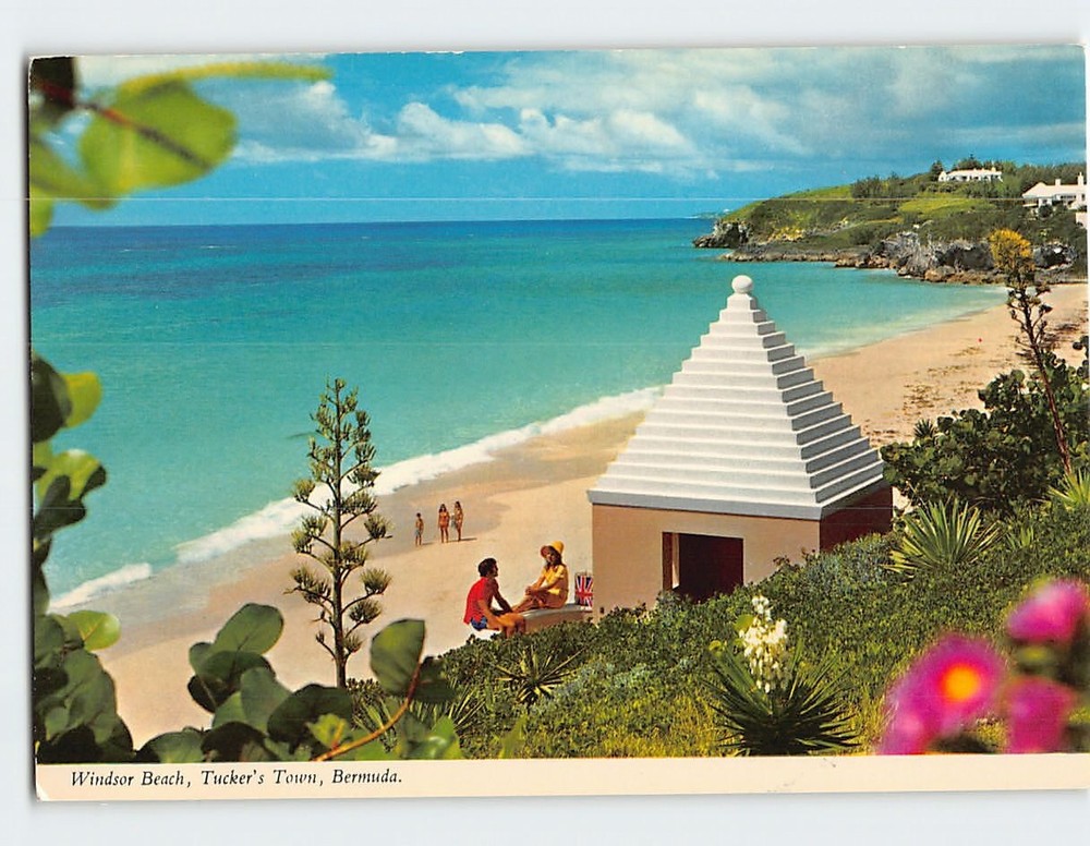 Postcard Windsor Beach Tucker's Town Bermuda British Overseas Territory