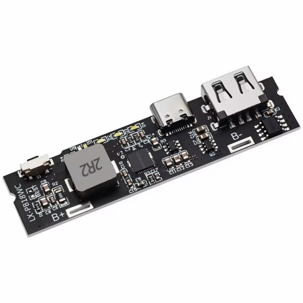 18W QC3.0 Fast Dual USB Type-C Mobile Charging Module with 4017