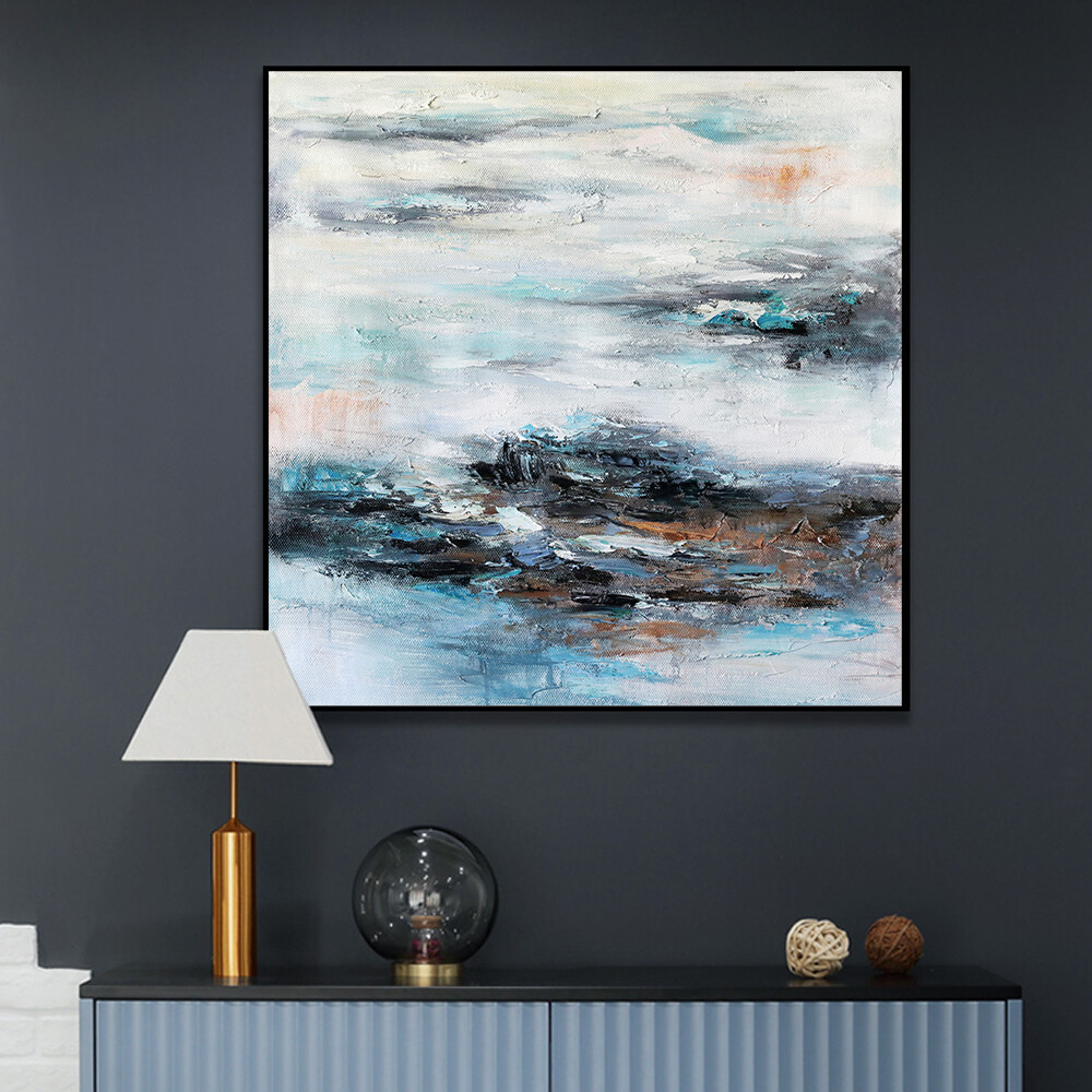 Modern Landscape Canvas Art Hand painted Abstract Oil Painting Simplicity