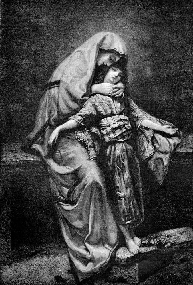 Virgin and son. Religious Decorative.home wall art Home Graphic Art Design.4062