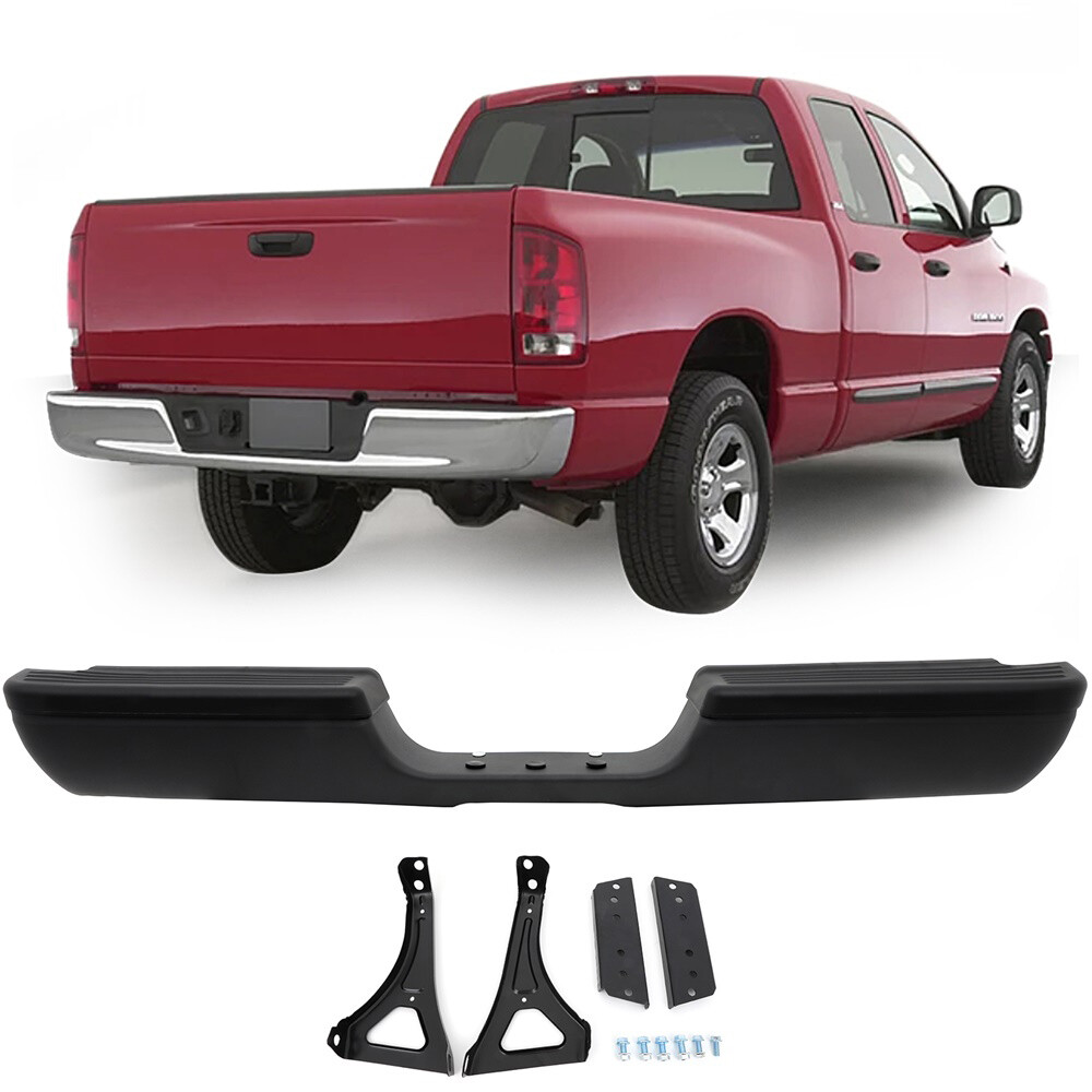 PICKOOR Rear Bumper Assembly no Sensor Hole For 1994-2002 Dodge Ram 1500 2500