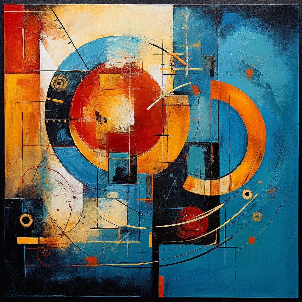 Handmade oil painting wall art color abstract texture home decor painting #266