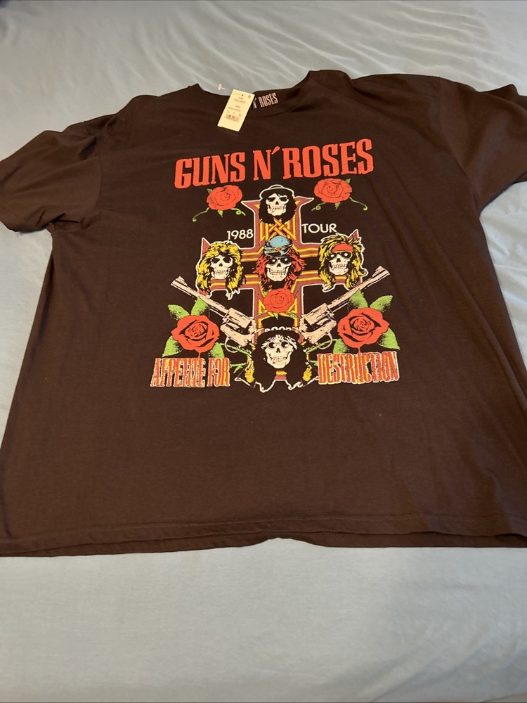 Guns N’ Roses T-Shirt, 2XL, Black, New With Tag