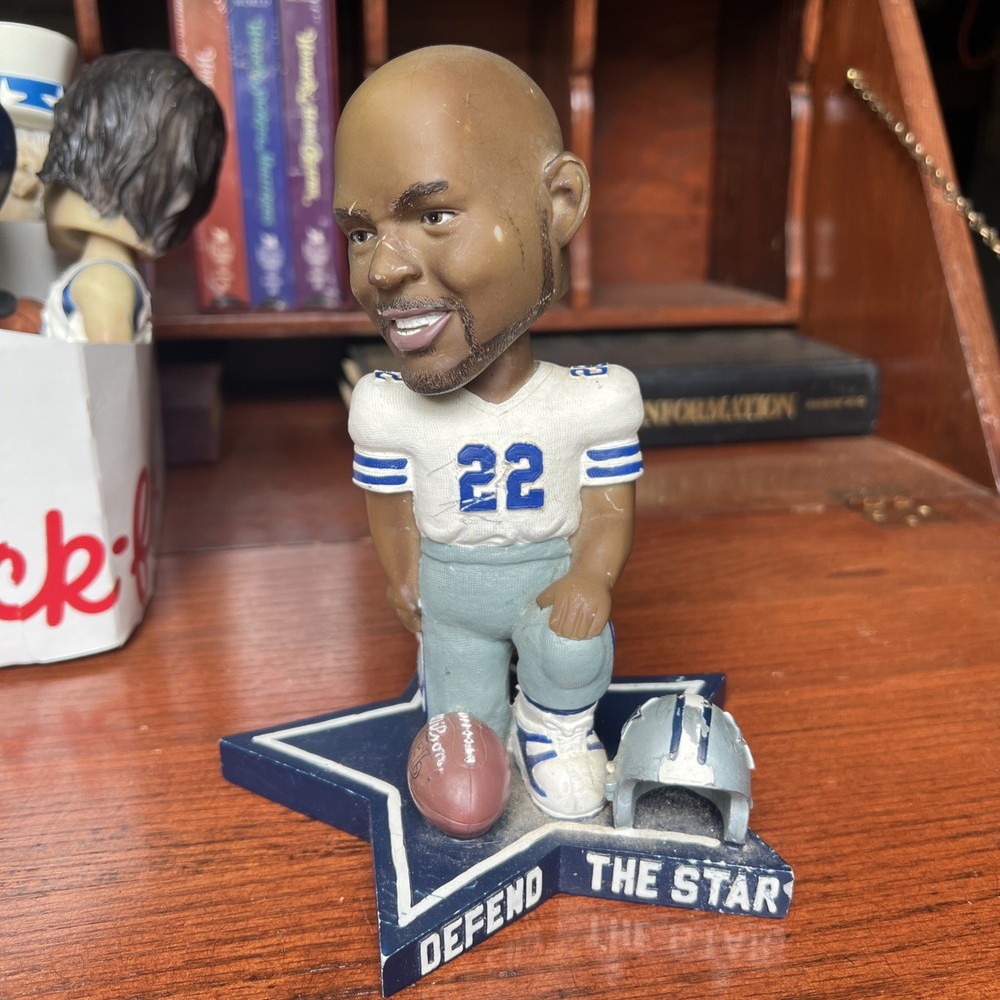 Limited Edition Emmitt Smith Dallas Cowboys Defend The Star Bobblehead