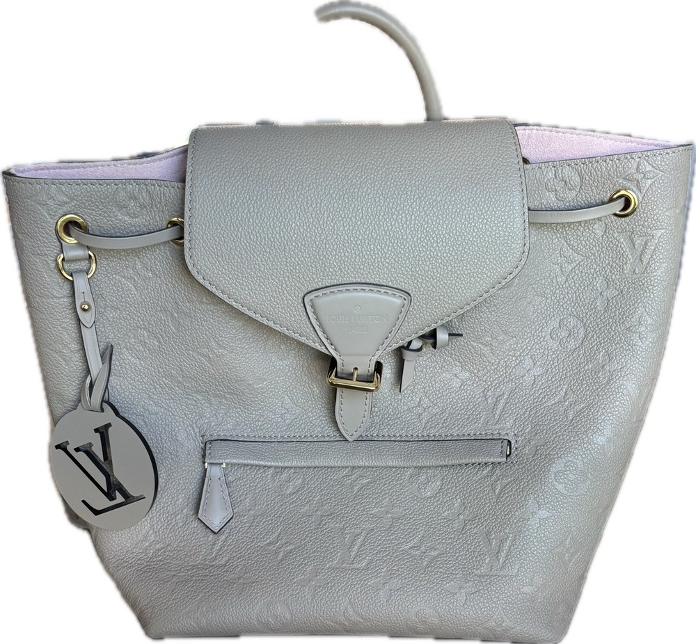 Louis Vuitton Montsouris NM Backpack in Cream Empreinte Leather