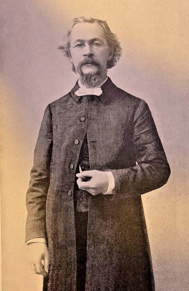 1895 Vintage Magazine Illustration Reverend Charles H. Parkhurst