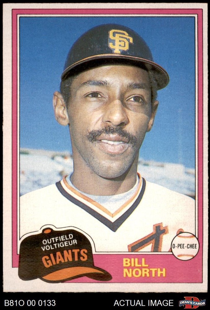 1981 O-Pee-Chee #47 Bill North Giants 4 - VG/EX