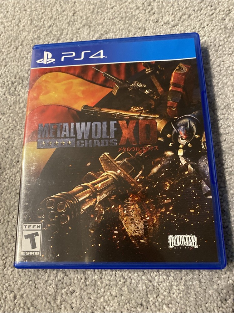Metal Wolf Chaos XD (Sony PlayStation 4, 2019) Complete