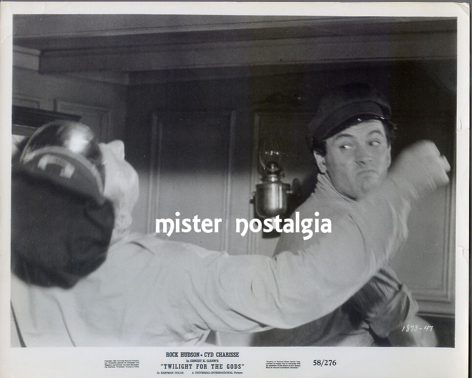 Vintage Photo 1958 Rock Hudson Twilight For The Gods