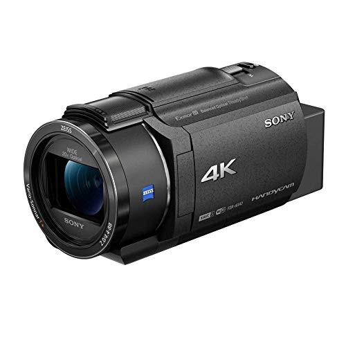 Sony FDR-AX43AB 4K HDR Camcorder with Handheld Stabilization in Black