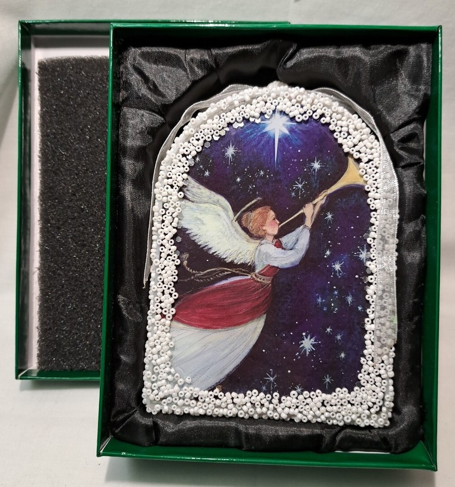 Angel Ornament Lighted Christmas Star of Bethlehem 5.25