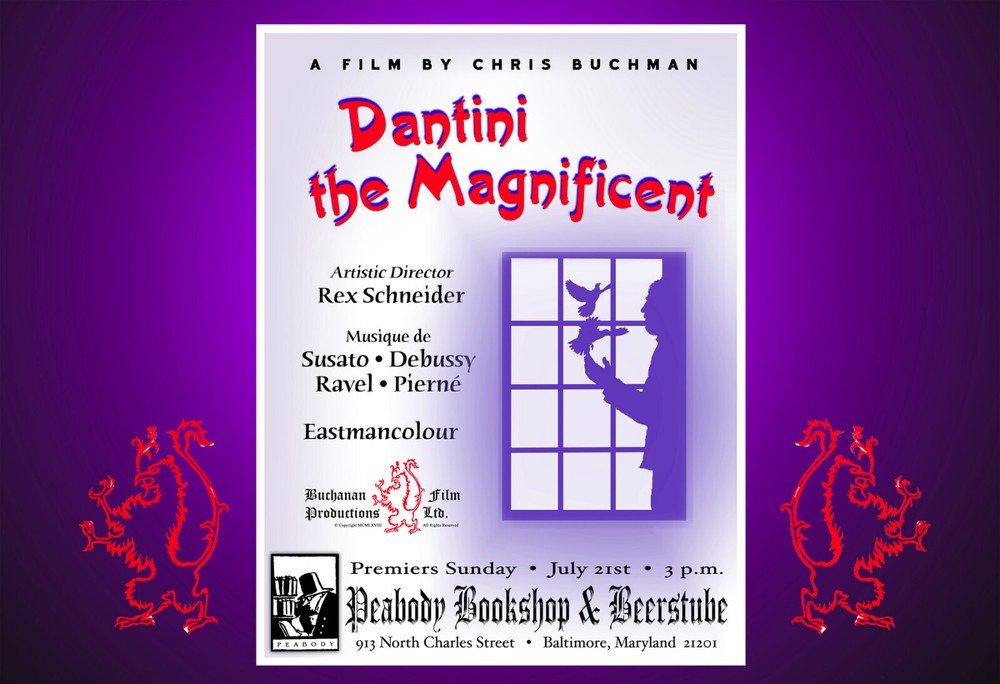DANTINI THE MAGNIFICENT 1968 premier poster Baltimore