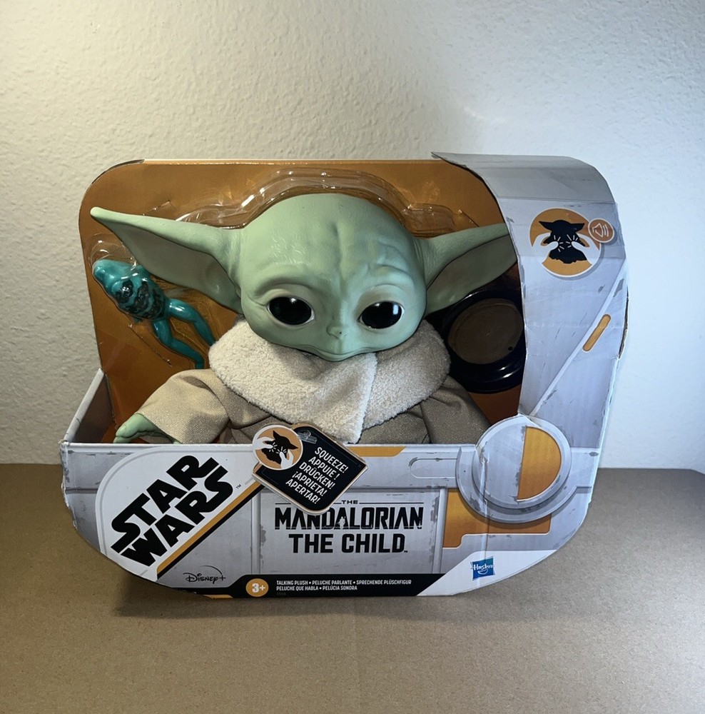 Hasbro Star Wars The Child Grogu Talking Plush Toy Baby Yoda NEW