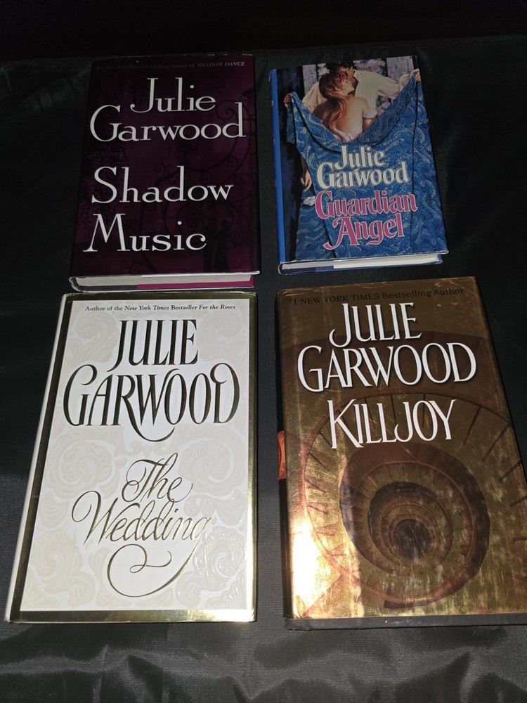 Julie Garwood Romance Hardcover Lot w/ Dust Jackets: Shadow Music, Guardian Ang…