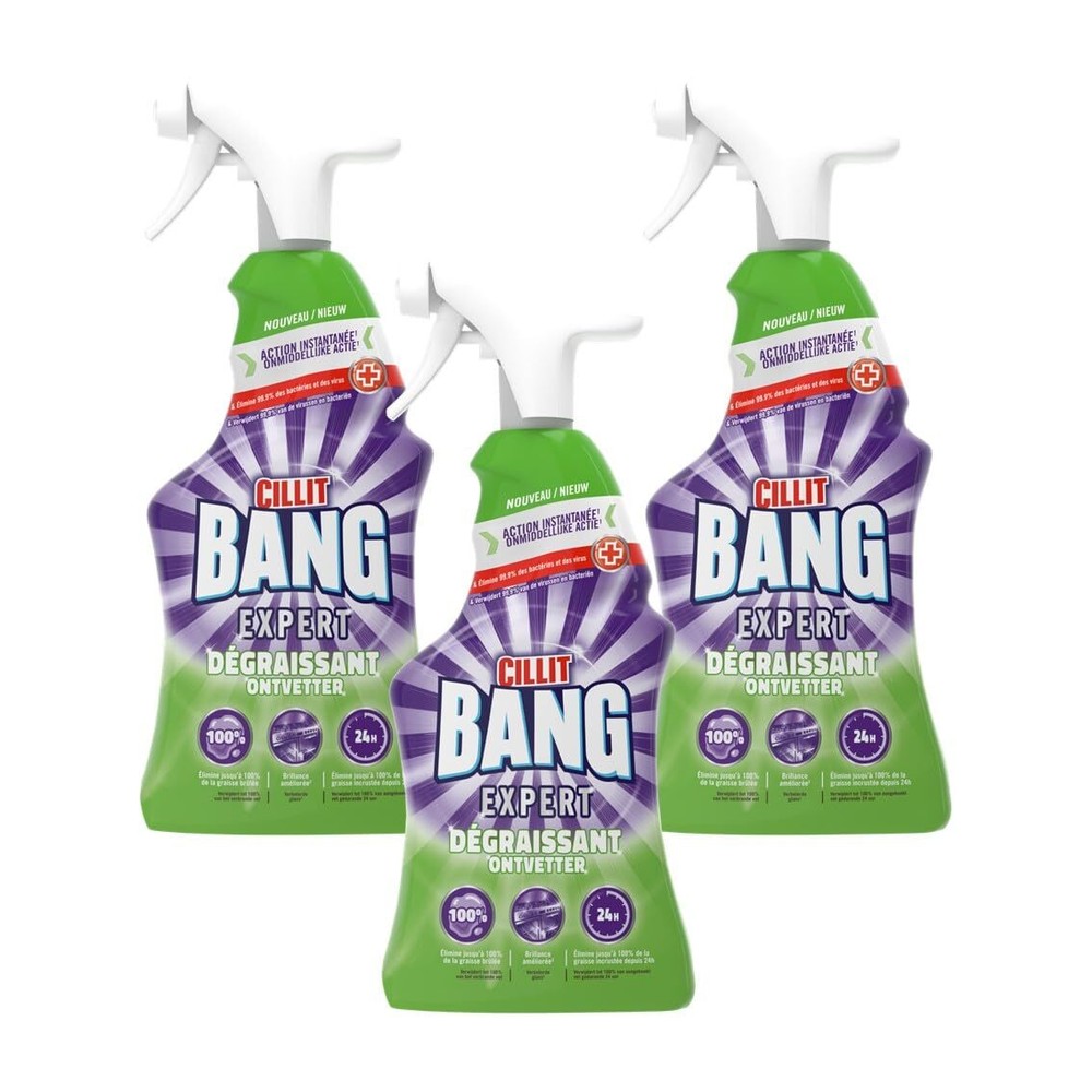 Cilit Bnag Power Cleaner Universal Degreaser Spray Cleaner - Pack of 3 (750ml...