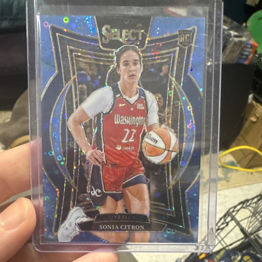 Panini 2025 WNBA Select Sonia Citron RC Blue Disco Concourse Prizm /125