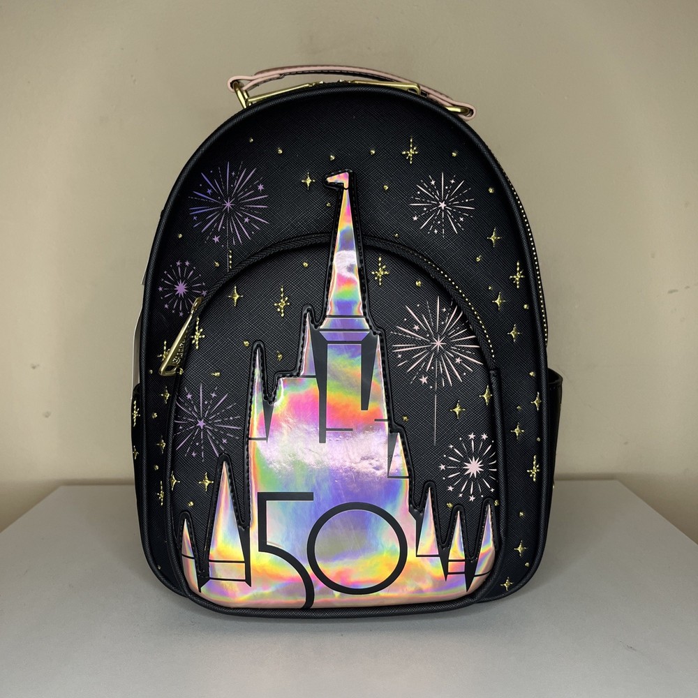 WDW 50th Anniversary Grand Finale Castle Loungefly Backpack Disney Parks Exclusive