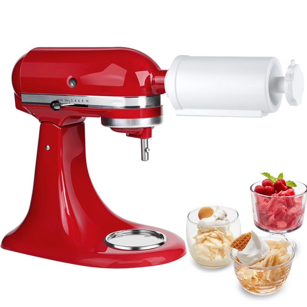 KitchenAid Stand Mixer Ice Shaver Attachment for Crushed Ice and Slushies