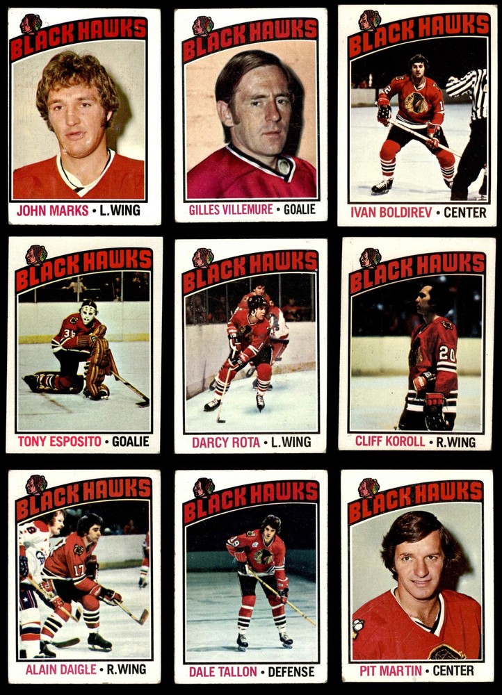1976-77 Topps Chicago Blackhawks Near Team Set 2.5 - GD+ 5925617 (15 / 20 cards)