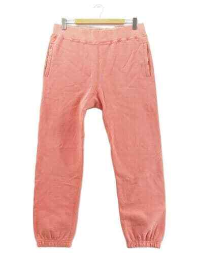 Supreme 18SS Corner Label Sweatpant Bottom M Cotton Pink Plain