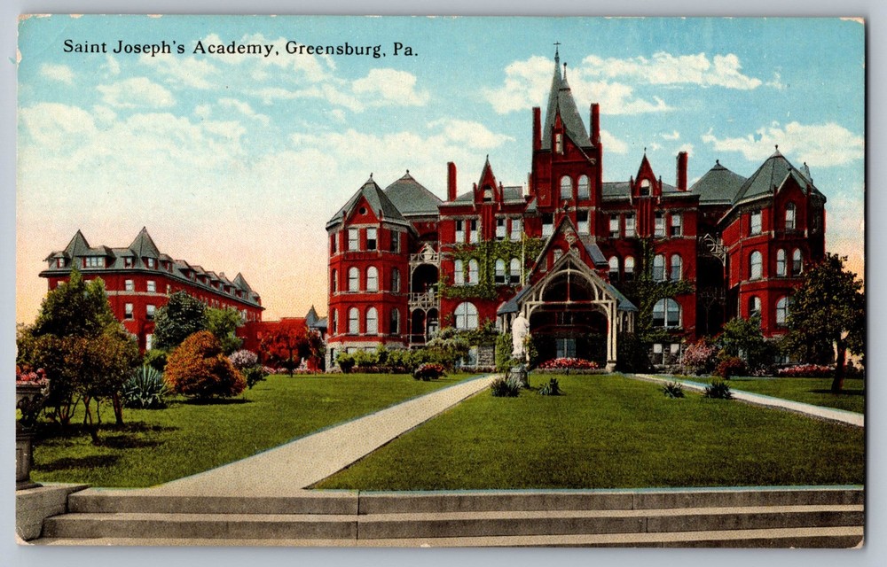 St. Joseph's High School Greensburg Pennsylvania Postcard