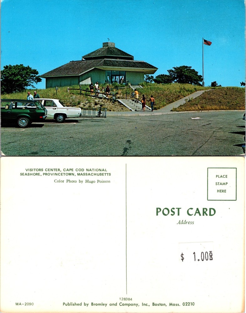 Cape Cod National Seashore Visitors Center Massachusetts MA Postcard