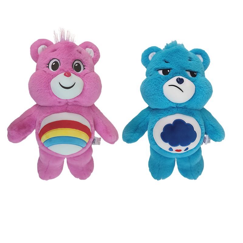 Official 13'' Care Bears Plush Toy Set 2 Pack Soft Stuffed Animal Gift For Kids