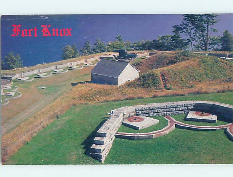 Unused 1980's FORT KNOX Prospect Maine ME hn3339@