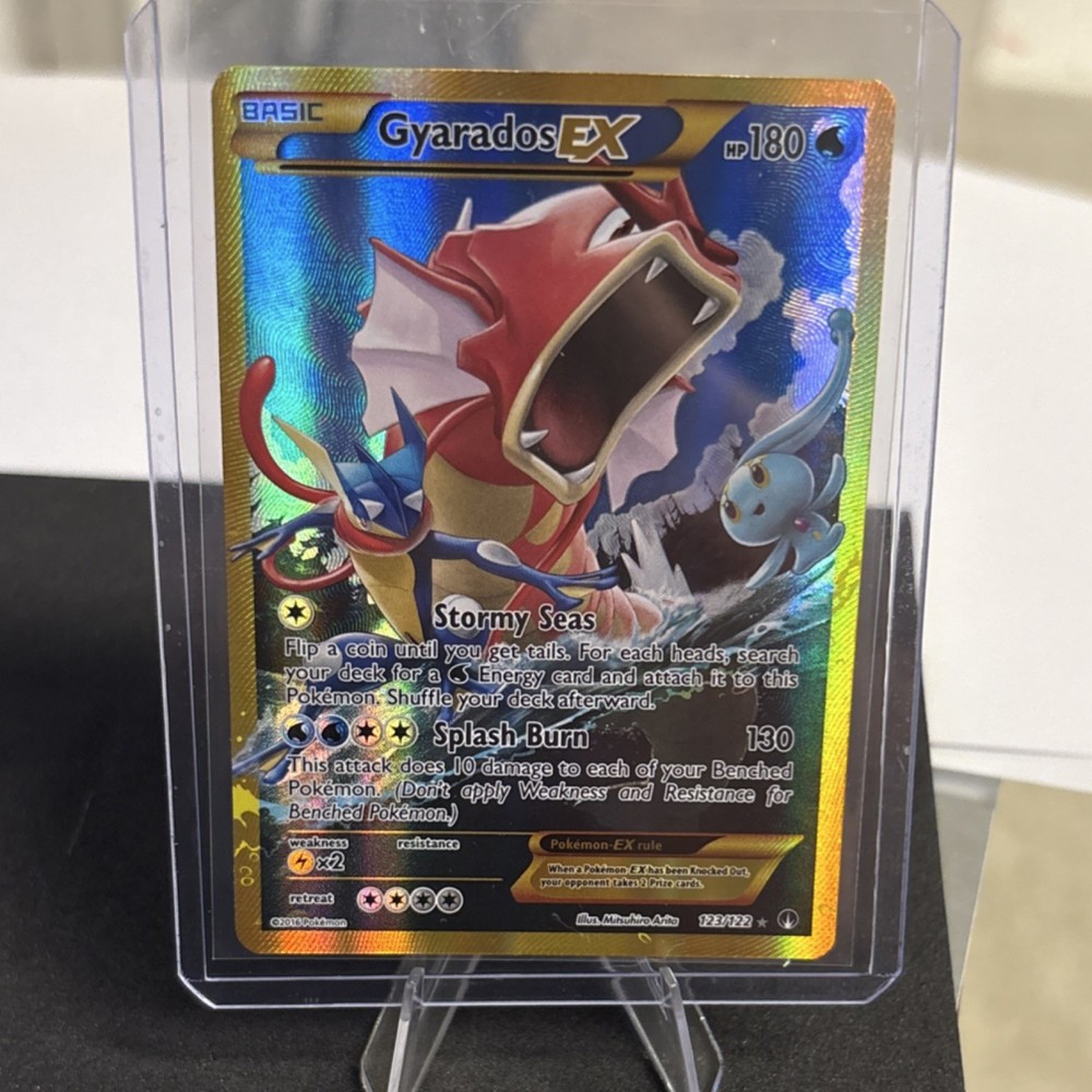 Gyarados EX (Secret) 123/122 Breakpoint Secret Rare Full Art Holo 180HP Eng