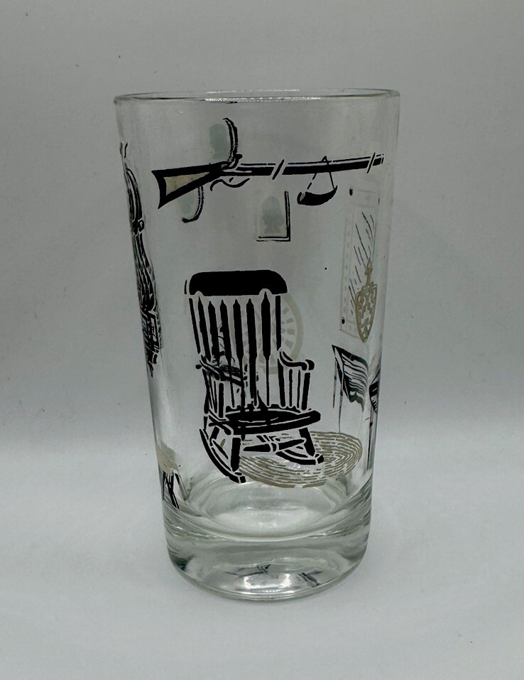 Vintage Libbey Freda Diamond Collins Glass 5.5