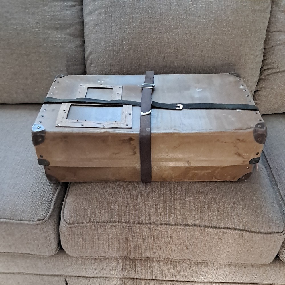 Antique Fiberco Laundripak 1920s Mailing Container Shipping Carton Case 21