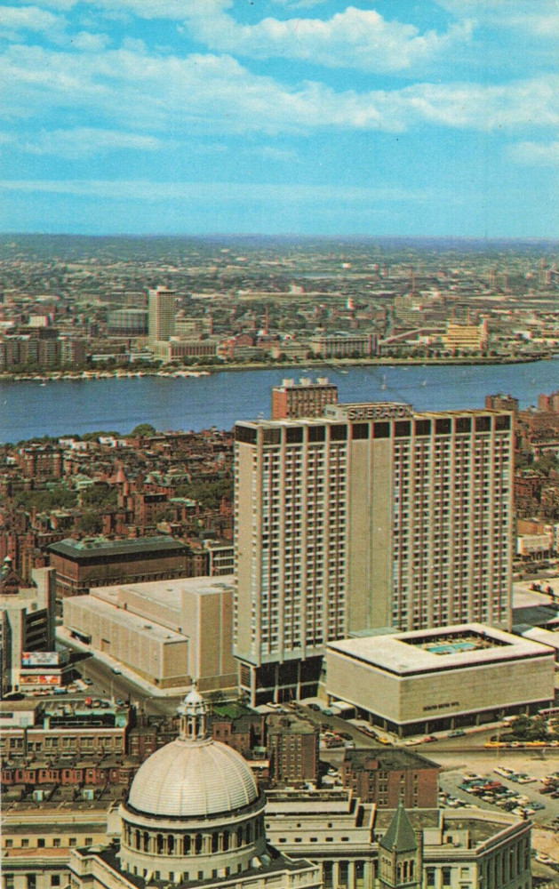 Sheraton Towers Hotel - Boston Massachusetts MA - Postcard