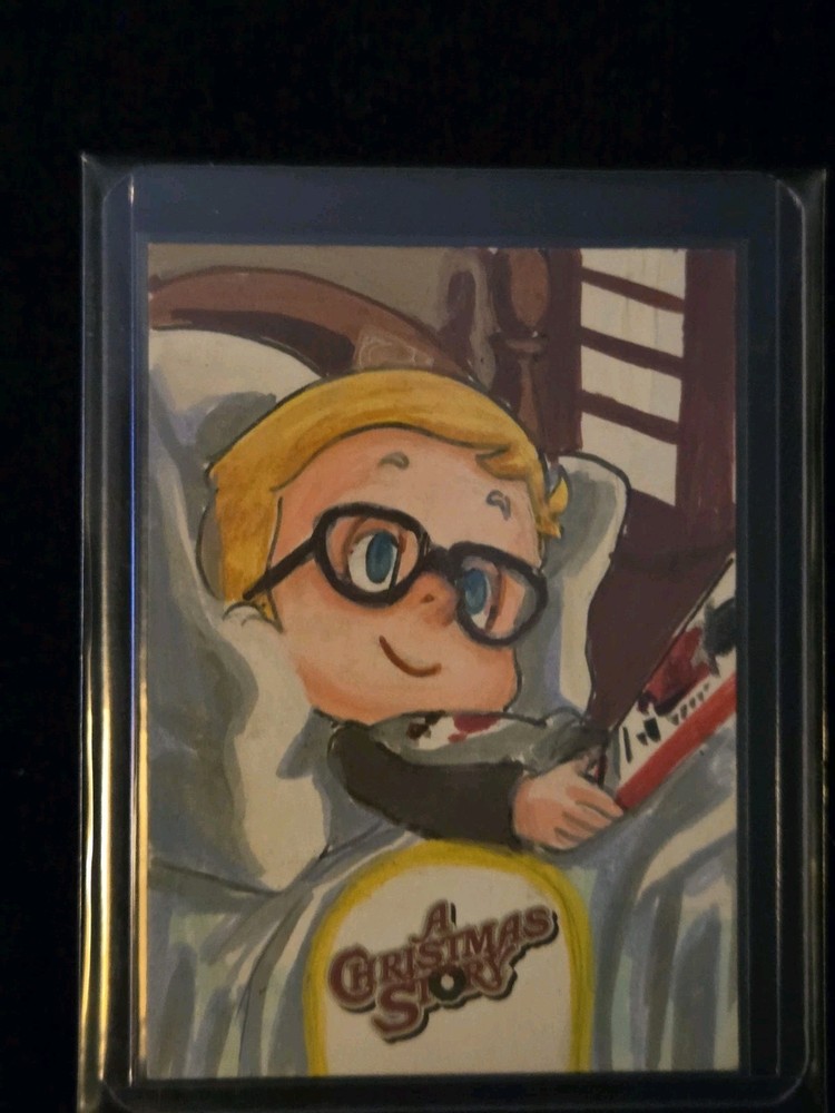 2024 Crytozoic A Christmas Story Sketch Card of RALPHIE by Christopher Allen 1/1