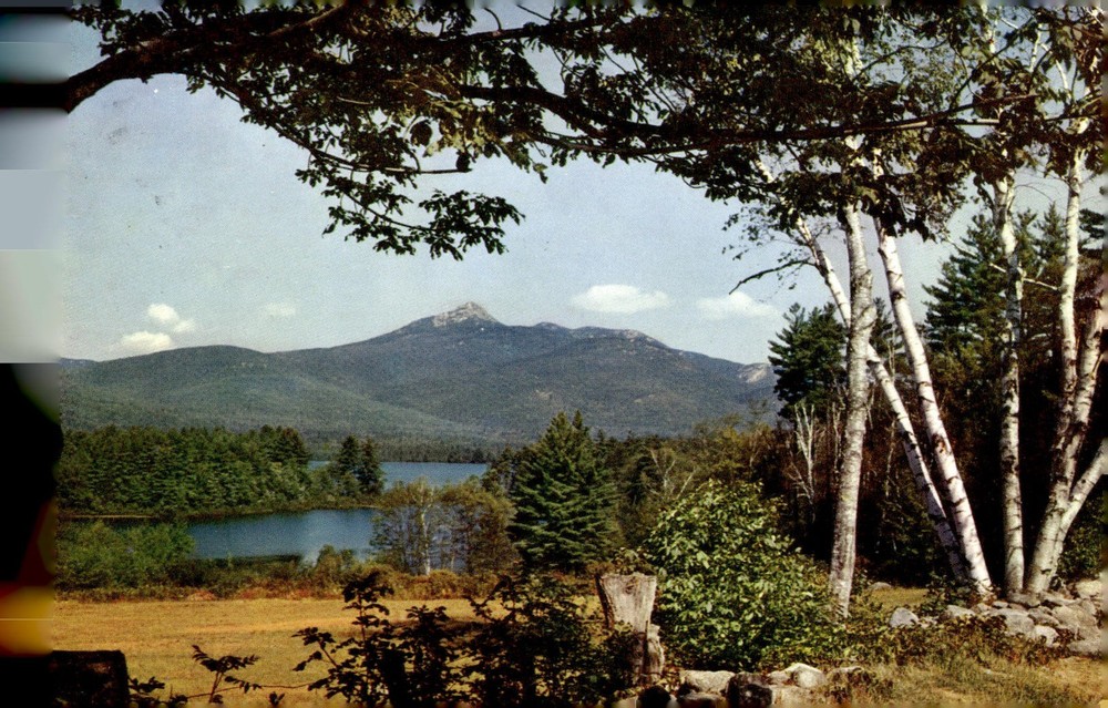 1956 Mt. Chocorua White Mountains New Hampshire Kodachrome Vintage Postcard