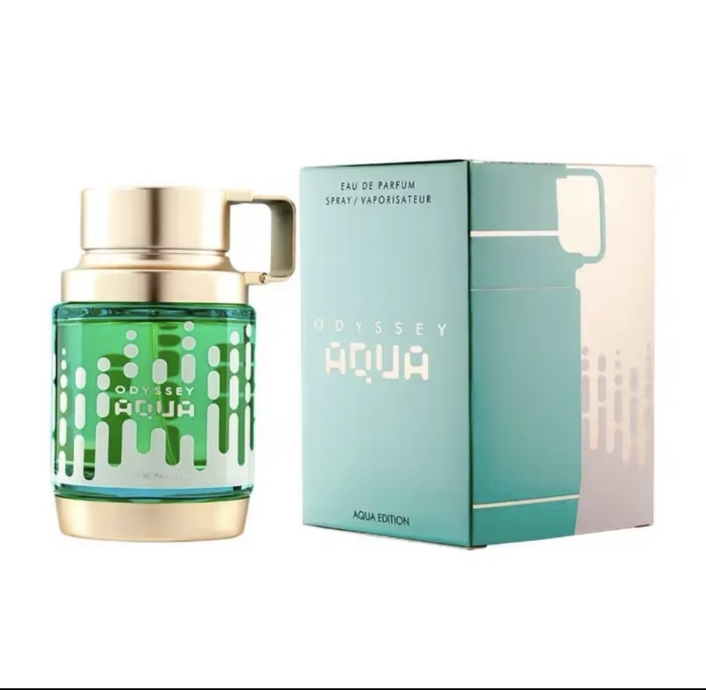 Armaf Odyssey Aqua EDP 100ml (3.4 fl oz), Fresh Aquatic Citrus Fragrance for Men