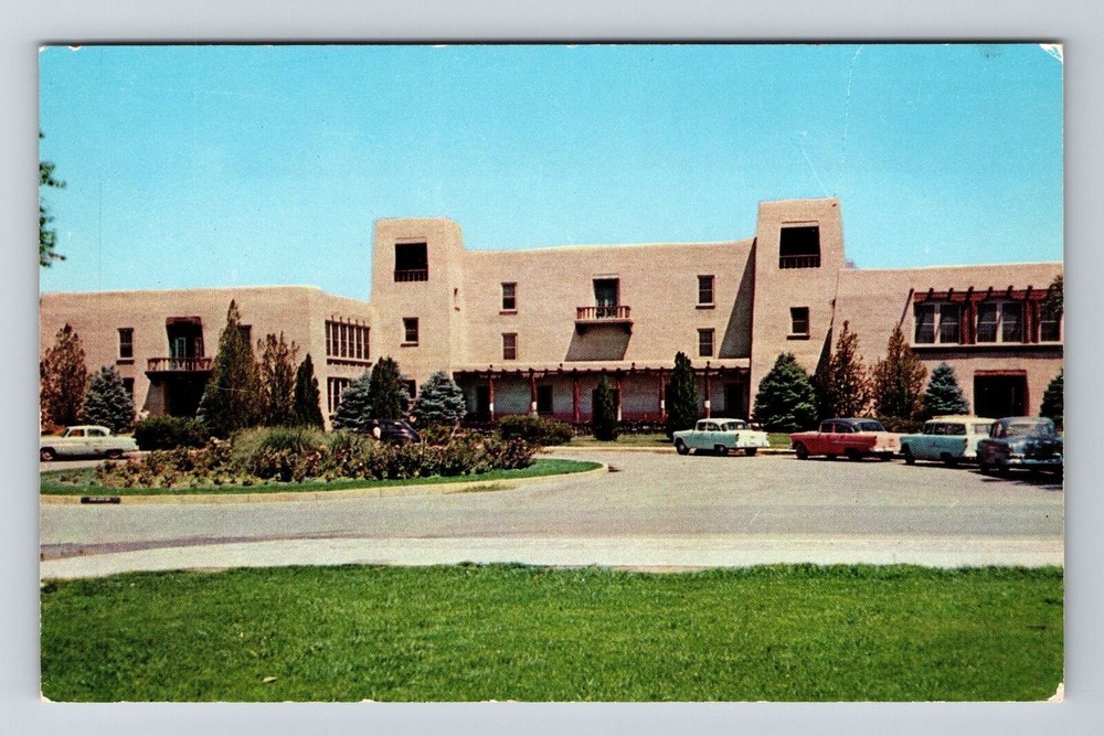 Albuquerque NM-New Mexico, Adminstration Building, Vintage Postcard