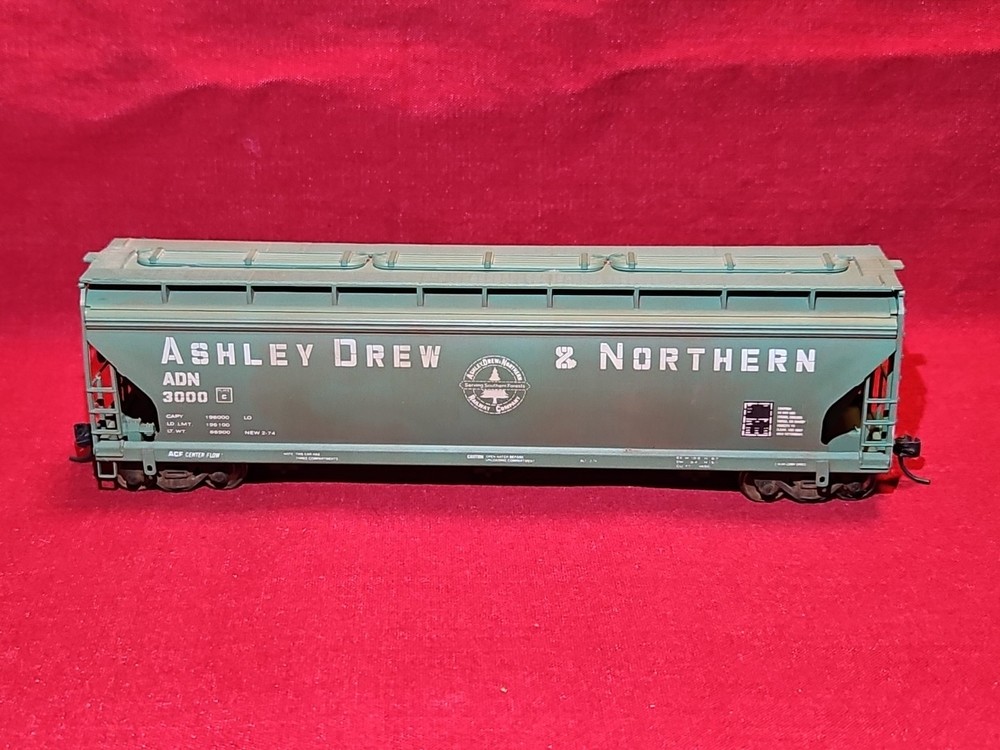 Accurate HO Ashley Drew & Northern 3 Bay Hopper # 3000-image