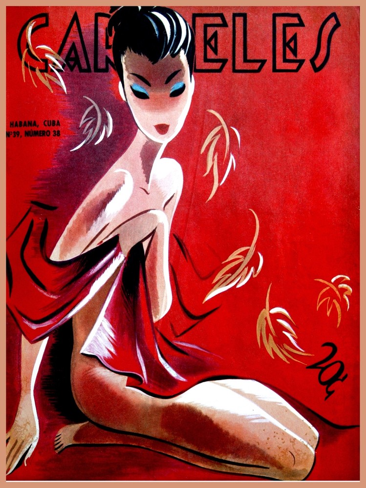 8371.Decoration Poster.Home Room wall design print.Asian girl model on red.Decor