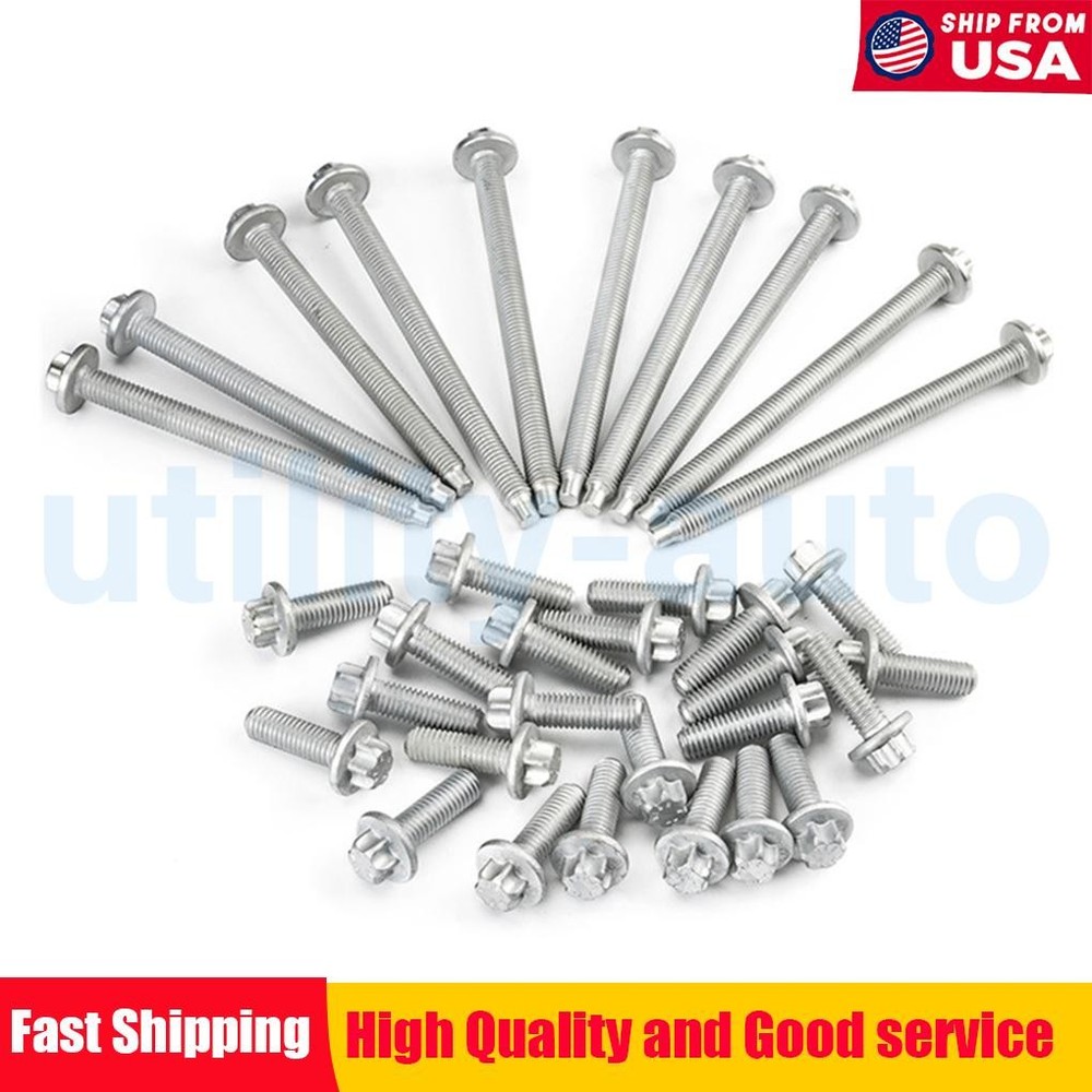 Engine Oil Pan Bolt Set 11132210959 For BMW E88 E90 E91 E92 F23 F80 F61 X3 X5 Z4
