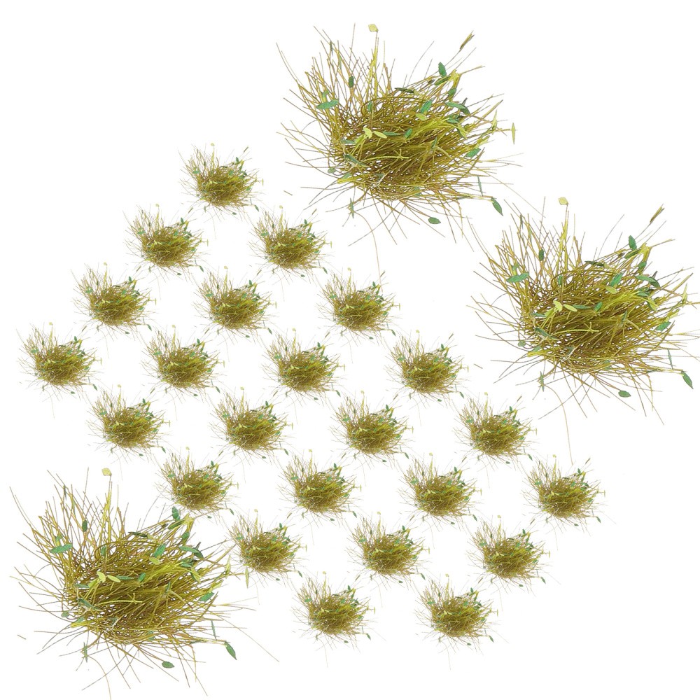 Grass Terrain Miniatures for Model Railroad Scenery Projects