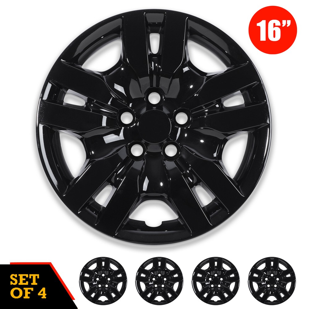 2007-2012 Nissan Altima 2008-2009 Coupe 16-Inch Black Hubcap Wheel Covers
