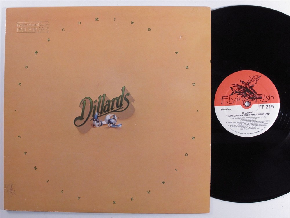 DILLARDS Homecoming And Family Reunion FLYING FISH LP VG+ promo w/ insert d