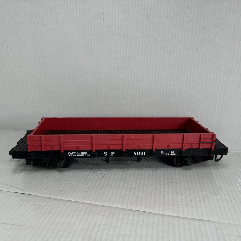 LGB G Scale Southern Pacific Flat Gondola Car #4061 For Train Set Layout Freight