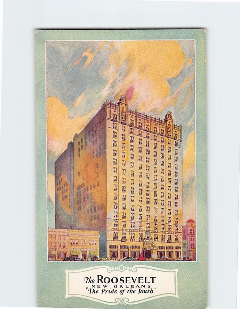 Postcard The Roosevelt Hotel Louisiana USA